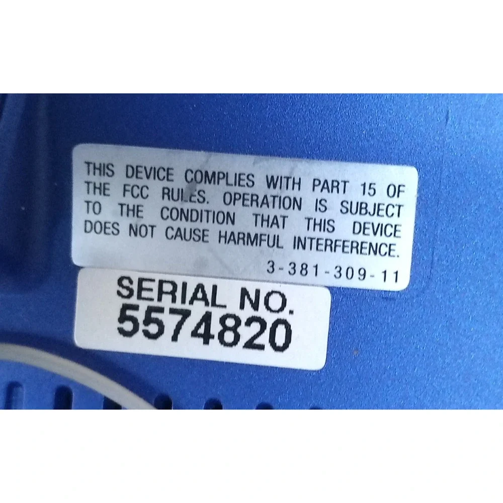 Sony model no
